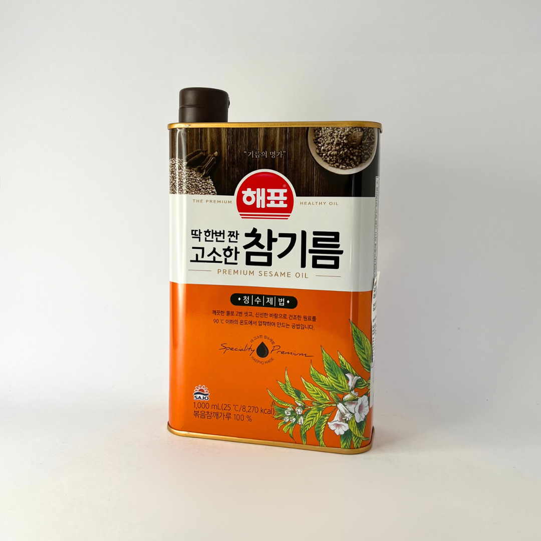 해표 고소한 참기름 1000ml(HP Sesame Oil (Can) 1000ml)