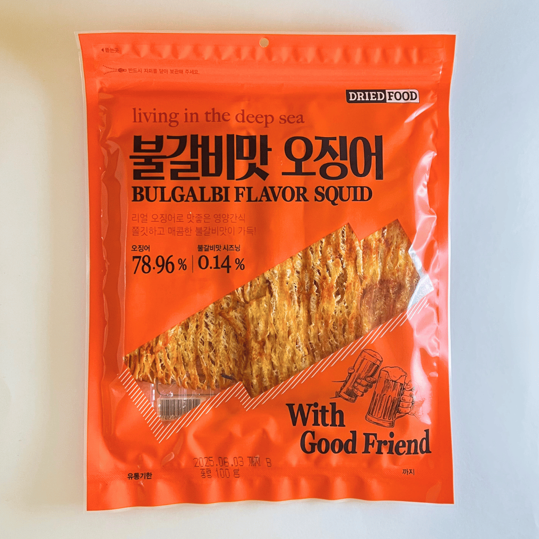 신화 불갈비맛 오징어 100G(SH Roasted Squid Spicy Galbi Flavour 100G)