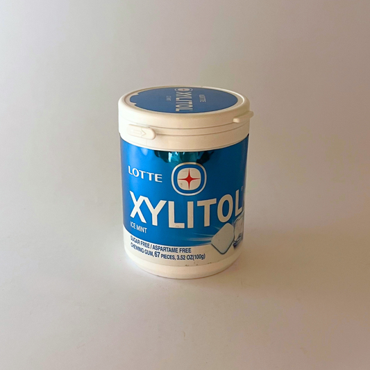 롯데 자일리톨껌(아이스민트) 100g(LT Xylitol Gum(Ice Mint) 100g)