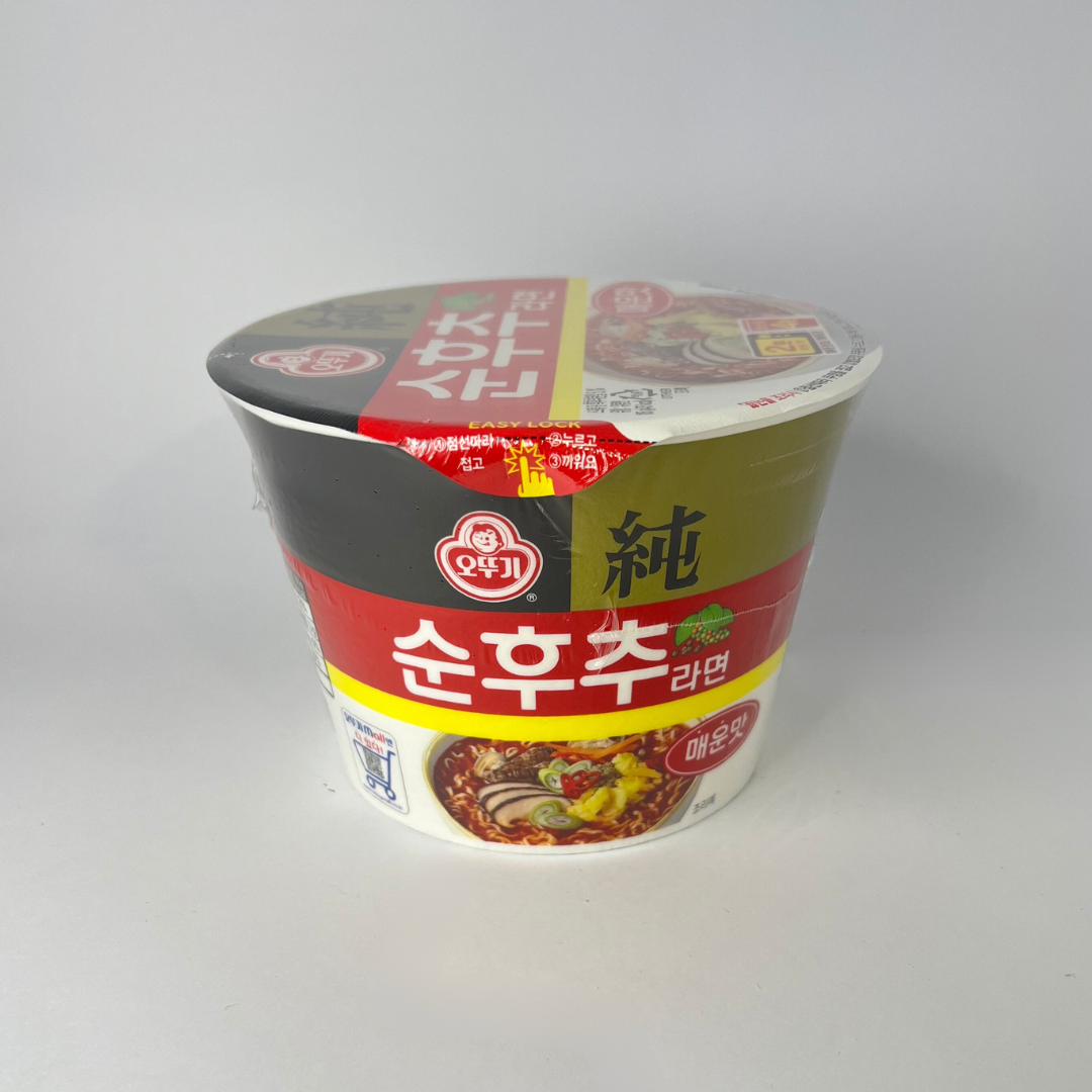 오뚜기 순후추라면 매운맛 용기 105G(OTG Black Pepper Ramen Spicy 105G)