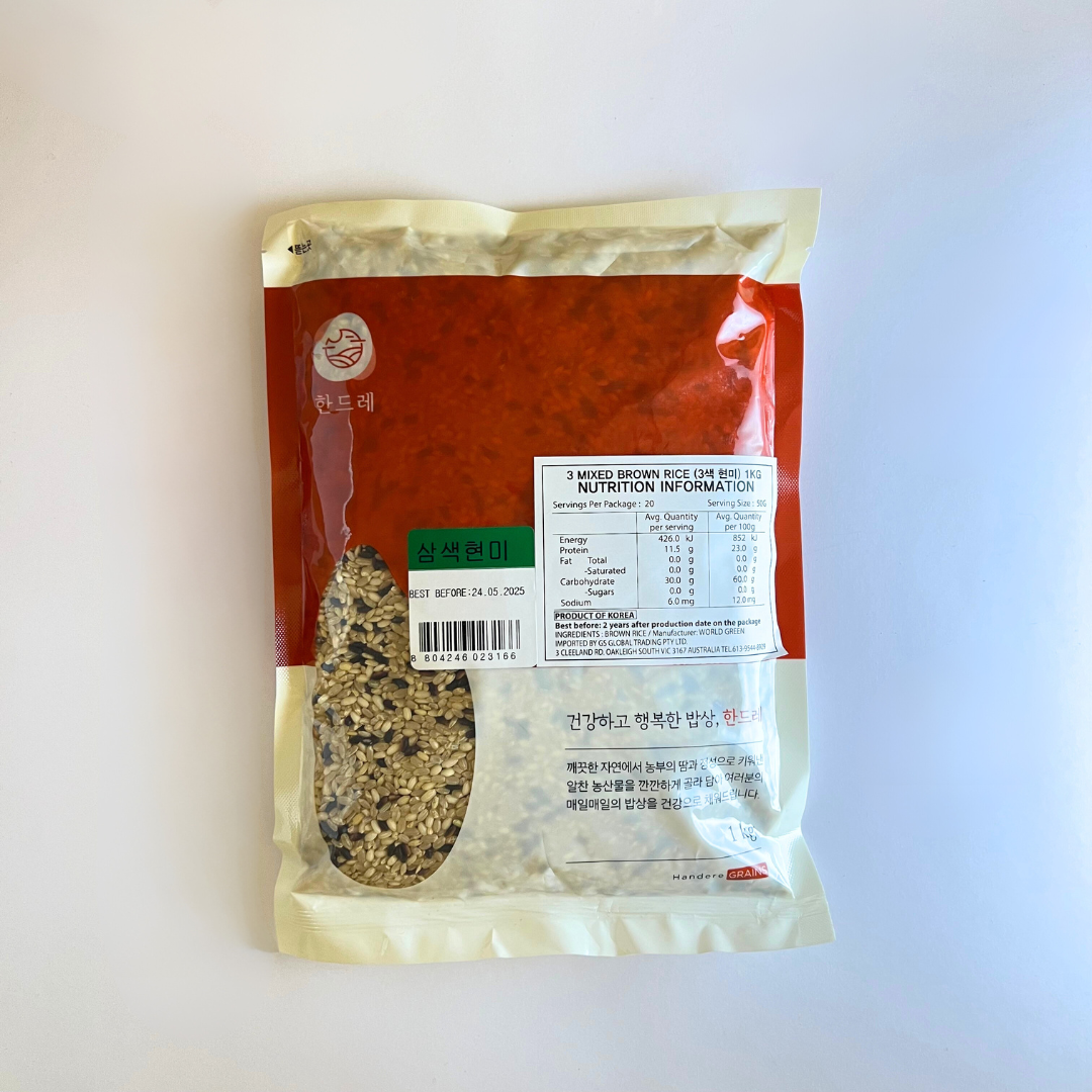 해들원 삼색현미-1 1kg(HDW 3 Colour Brown Rice-1 1kg)