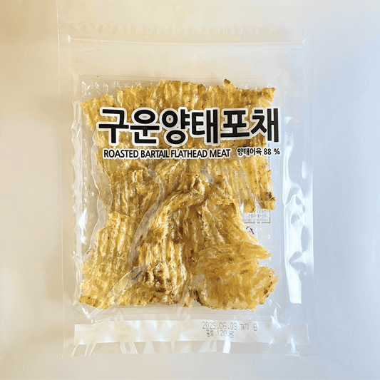 신화 구운 양태포 채 120G(SH Roasted Bartail Flathead Meat 120G)