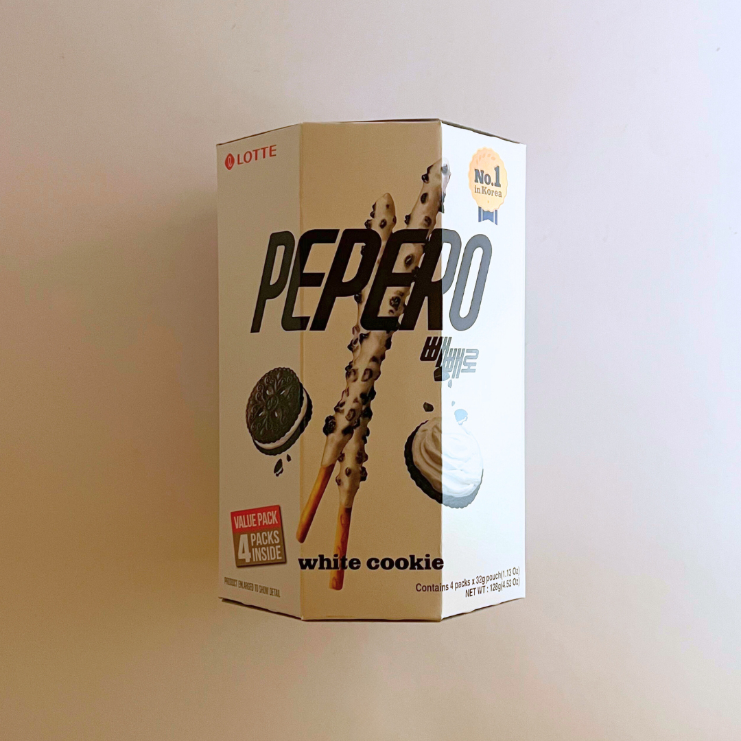 롯데 빼빼로(화이트쿠키) 128g(LT Pepero(White Cookie) 128g)