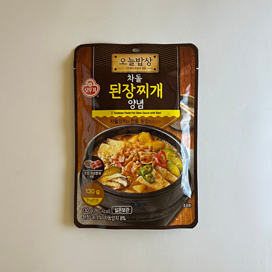 오뚜기 차돌된장찌개 양념 130g(OTG 炖牛肉酱 130g)