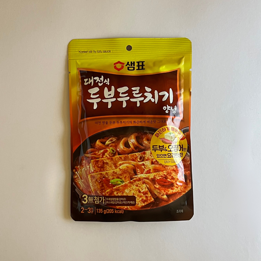 샘표 대전식 두부두루치기양념 135G(SP韩式炒豆腐酱)