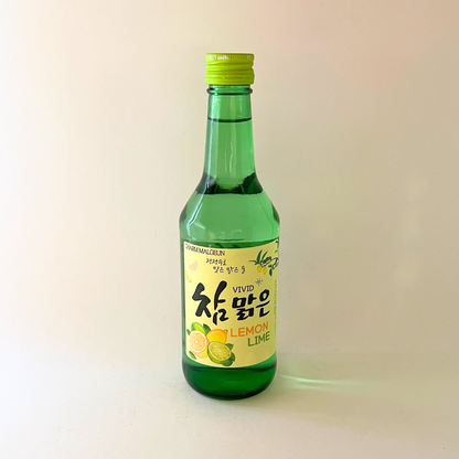 참맑은소주 레몬라임-1 360ml(Charm Soju LemonLime-1 360ML)