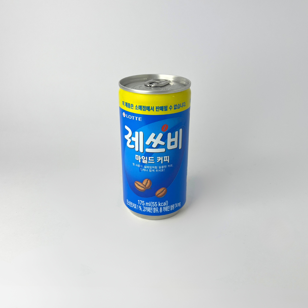 롯데 레쓰비 마일드커피 175ml(LT Letsbe 淡咖啡 175ml)