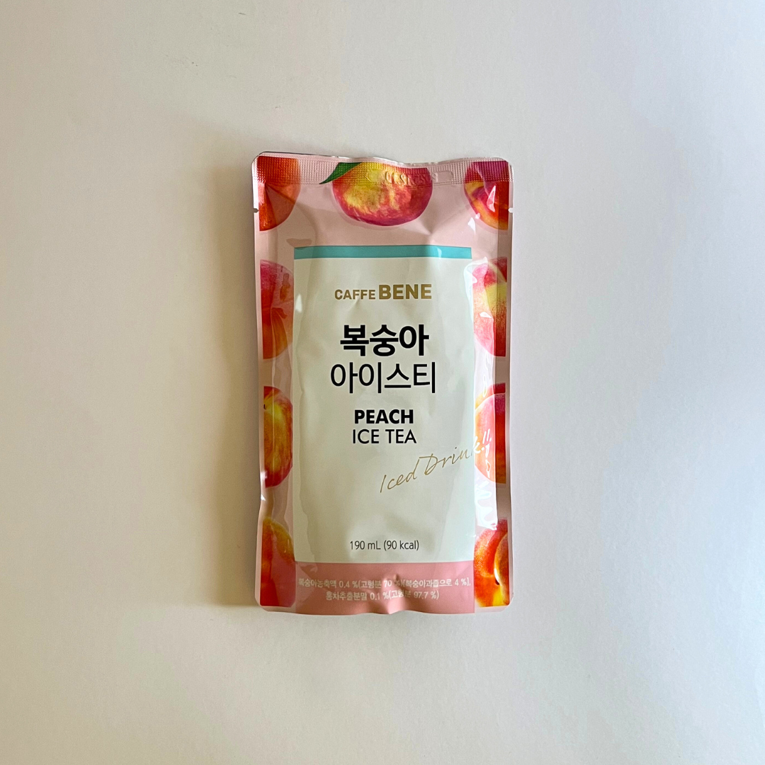 카페베네 복숭아 아이스티 190ML(CB Peach Ice Tea 190ML)