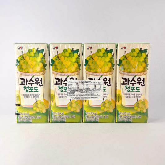 남양 과수원 청포도 190ml*4(NY Gwasoowon GreenGrape juice 190ml*4)[MULTI]