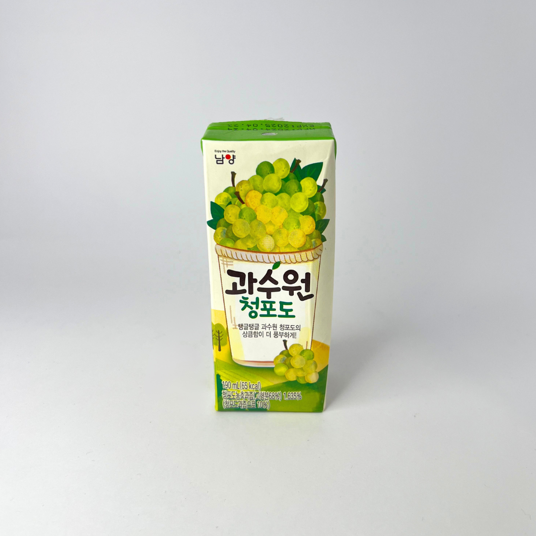 남양 과수원 청포도 190ml(NY Gwasoowon 青葡萄汁 190ml)[SINGLE]