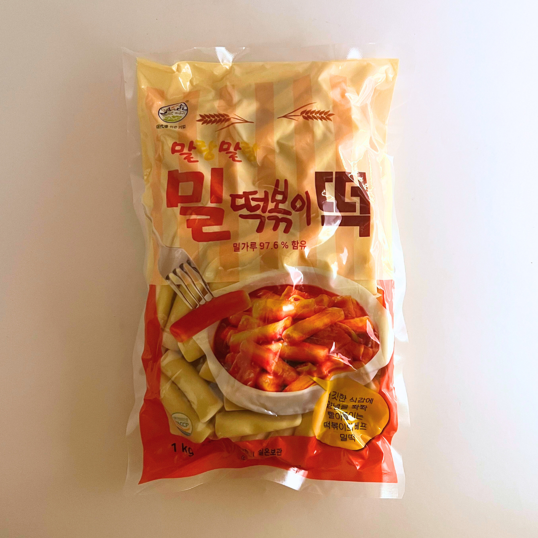 송학 말랑말랑 밀떡볶이떡 1KG(SH Wheat Flour Cake Stick 1KG)