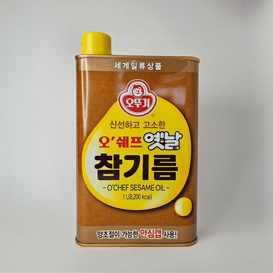 오뚜기 오쉐프 옛날 참기름 1L(OTG 老风味芝麻油 1L)