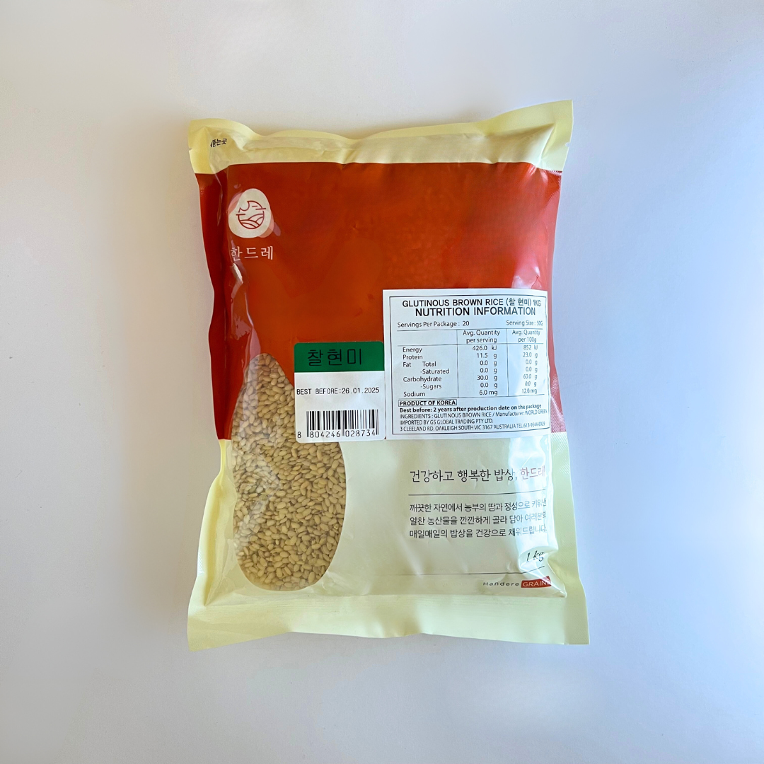 해들원 찰현미 1kg(HDR Glutinious Brown Rice 1kg)