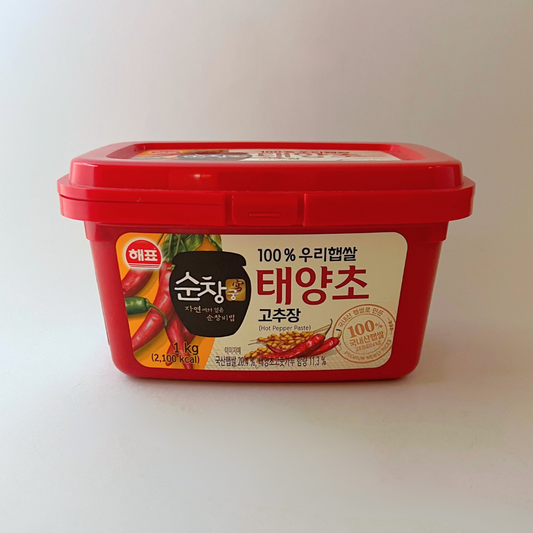 해표 순창궁 햅쌀고추장 1kg(HP 鲜米辣椒酱 (中辣) 1kg)