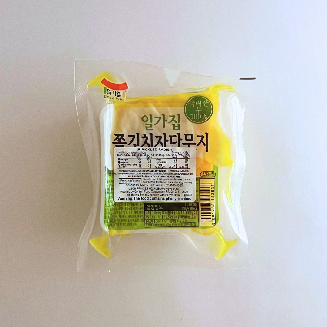 일가집 쫄깃치자단무지 200g(IGJ Pickled Radish(Sliced) 200g)