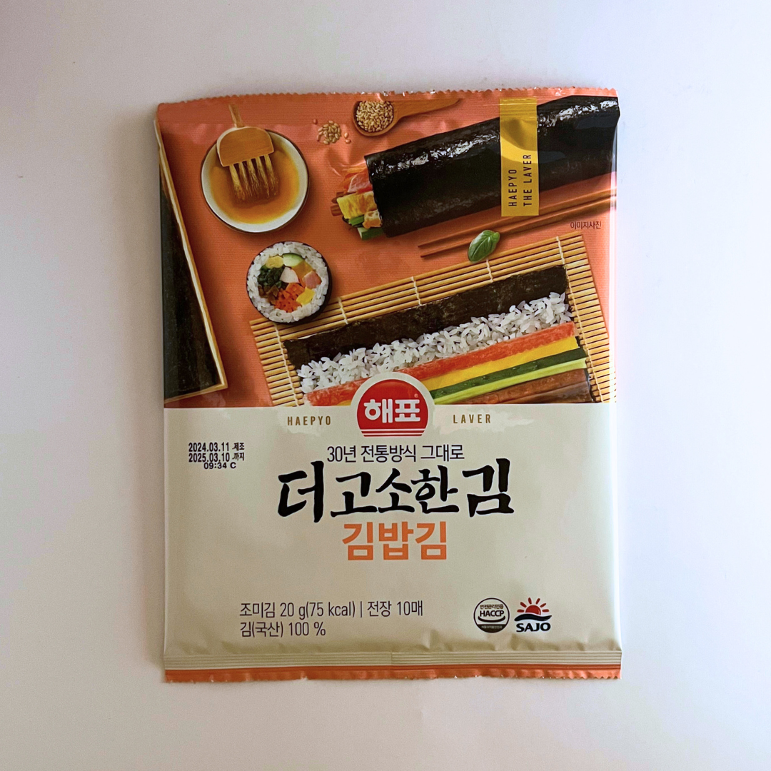 해표 더고소한김 김밥김 20g(HP 烤紫菜(寿司) 20g)