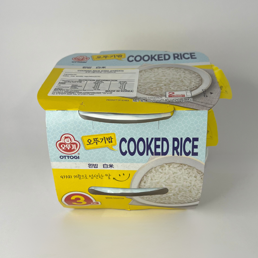 오뚜기 오뚜기밥 미주용 210G*3(OTG Steamed Rice (EX) 210G*3)