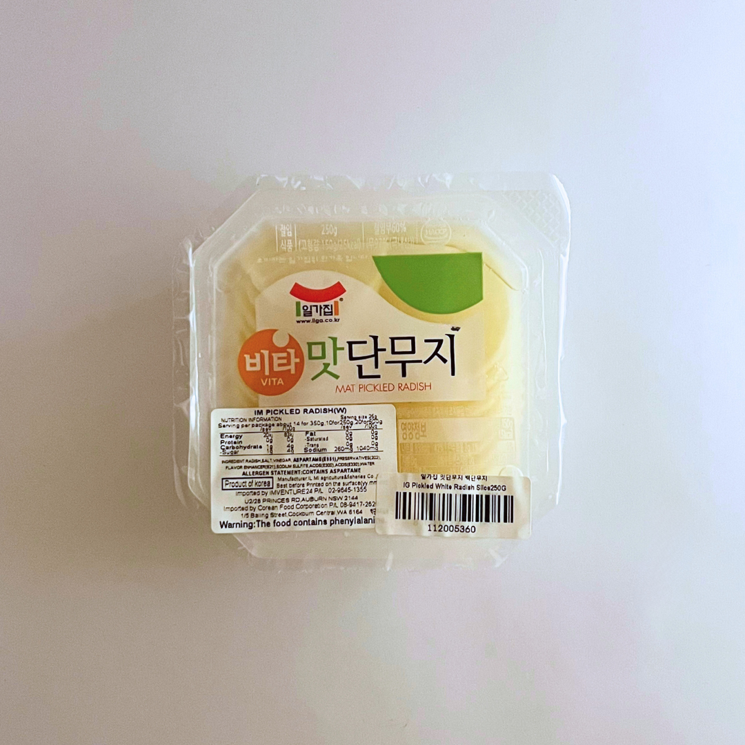 일가집 맛단무지 백단무지 250g(IG Pickled White Radish Slice250G)