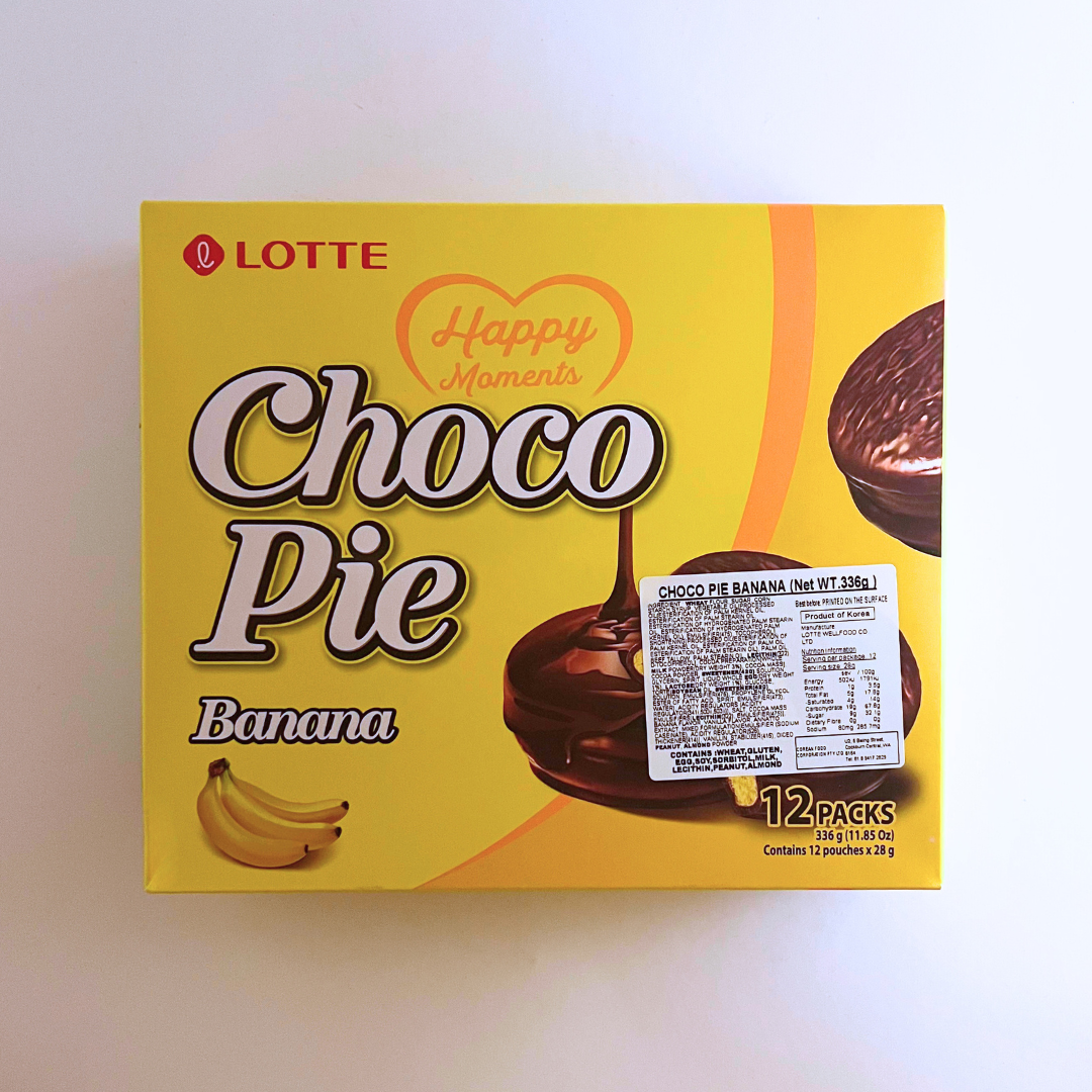 롯데 바나나 초코파이 28G*12(LT Banana Chocopie 28G*12)