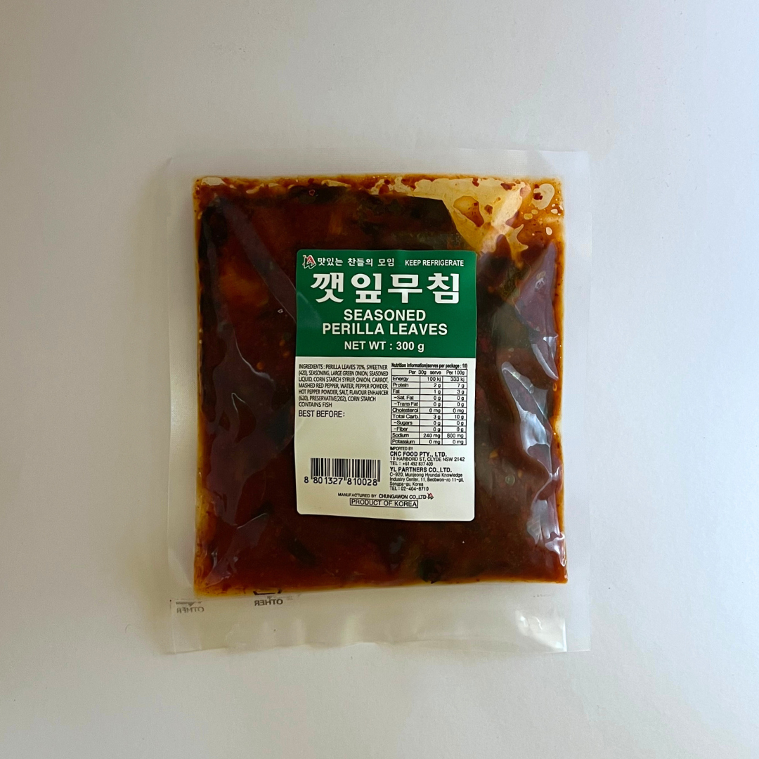 청아원 양념 깻잎 300g(CAW 调味芝麻叶 300g)