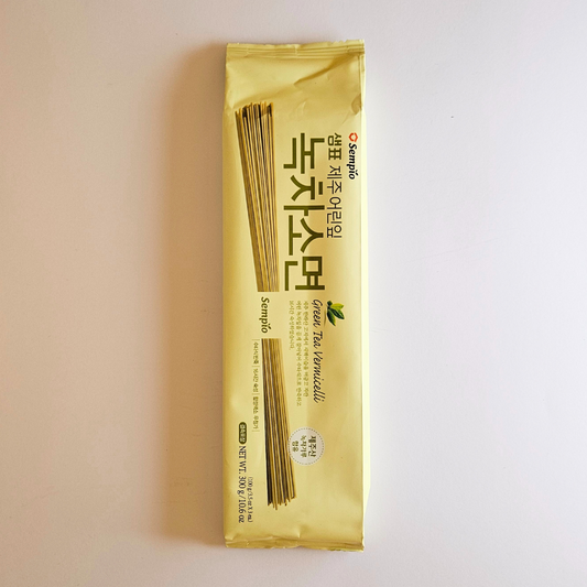 샘표 제주 어린잎 녹차소면 300g(SP绿茶小麦面300g)