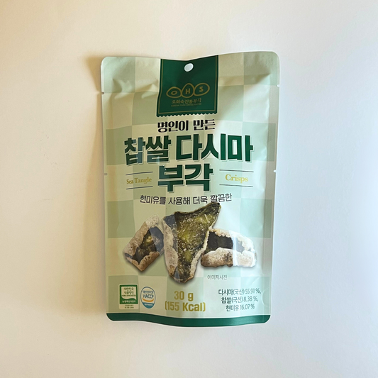 오희숙 명인 찹쌀다시마부각 30G(OHS 炸海带薯片 30G)