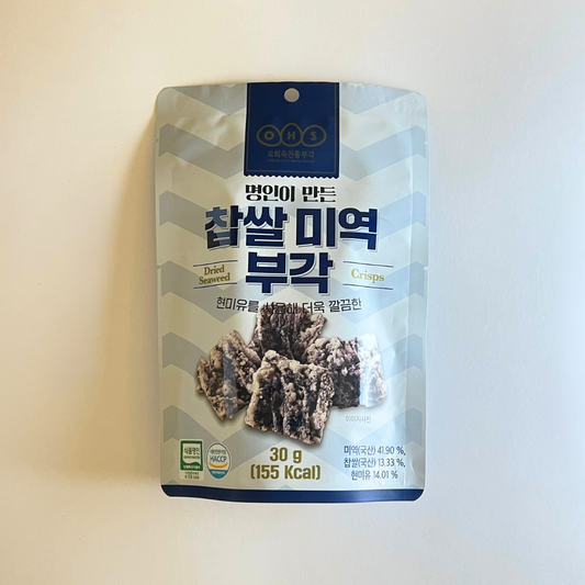 오희숙 명인 찹쌀미역부각 30G(OHS 炸海苔脆片 30G)