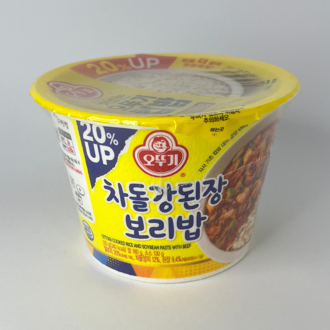 오뚜기 컵밥 차돌강된장 보리밥 310g(OTG Beef Soybean Paste With Rice 310g)