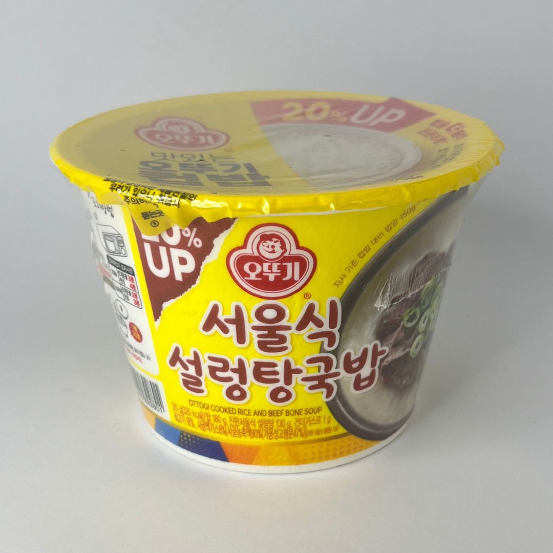 오뚜기 컵밥 서울식 설렁탕 국밥 311g(OTG Beef Soup & Cup Rice 311g)