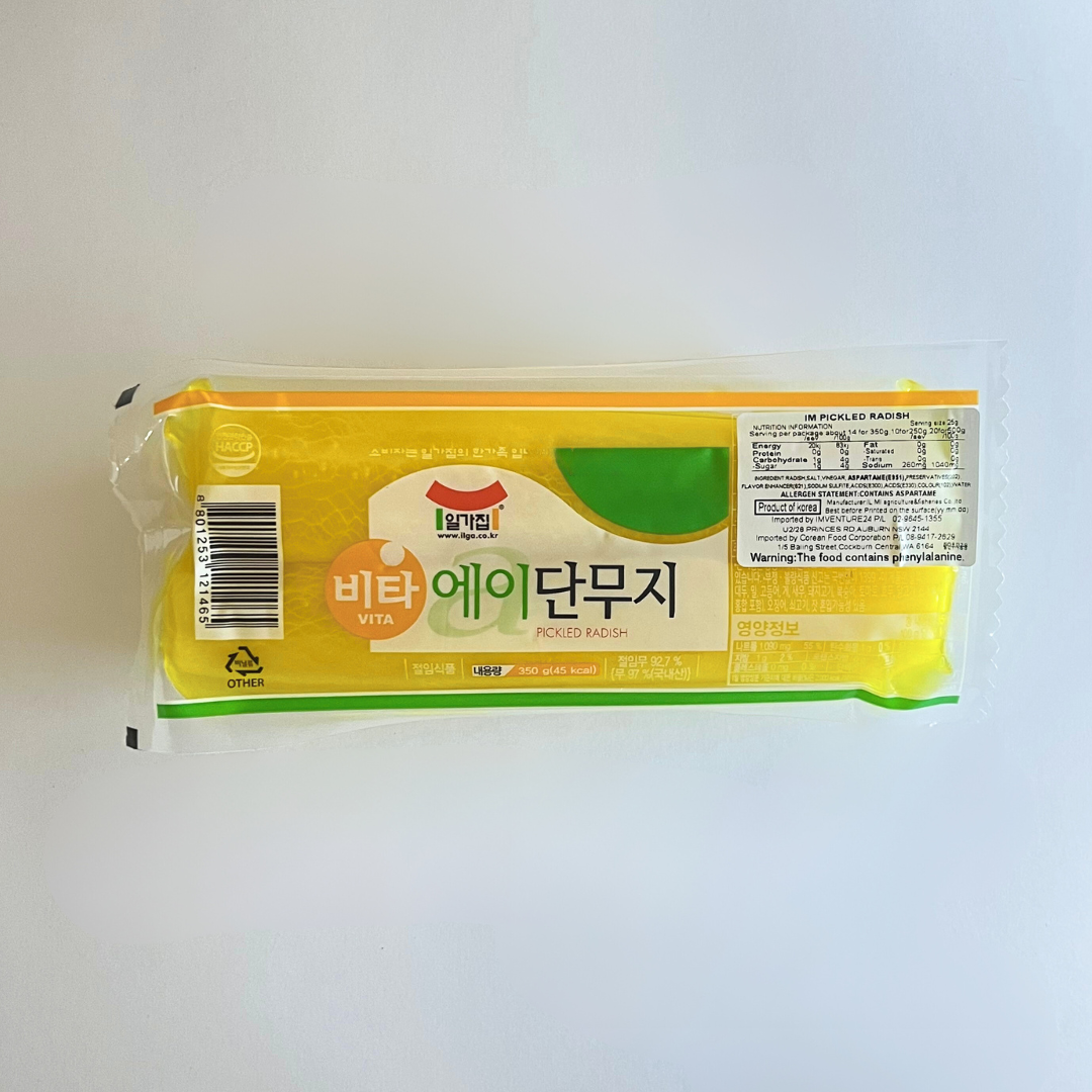 일л집 비타에 Been단무지 350G(IGJ VITA A 腌制黄萝卜 350G)