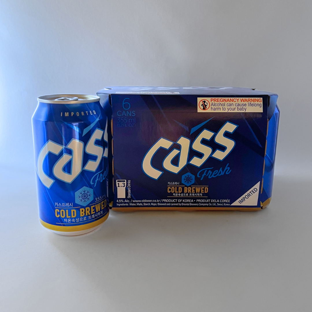 카스 캔 맥주 355ml*6(Cass Lager Beer Can 355ml*6)[MULTI]