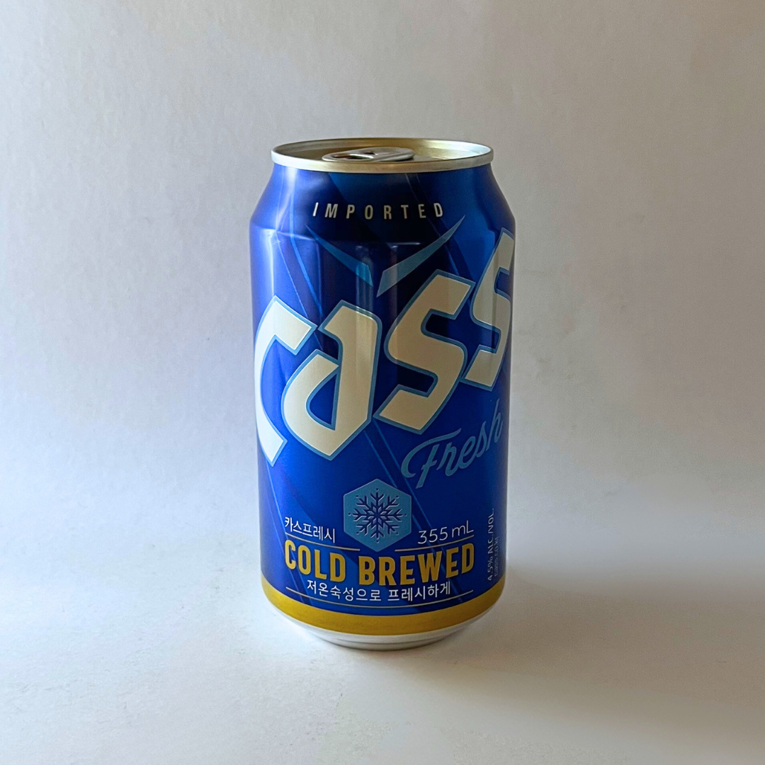 카스 캔 맥주 355ml(Cass Lager Beer Can 355ml)[SINGLE]