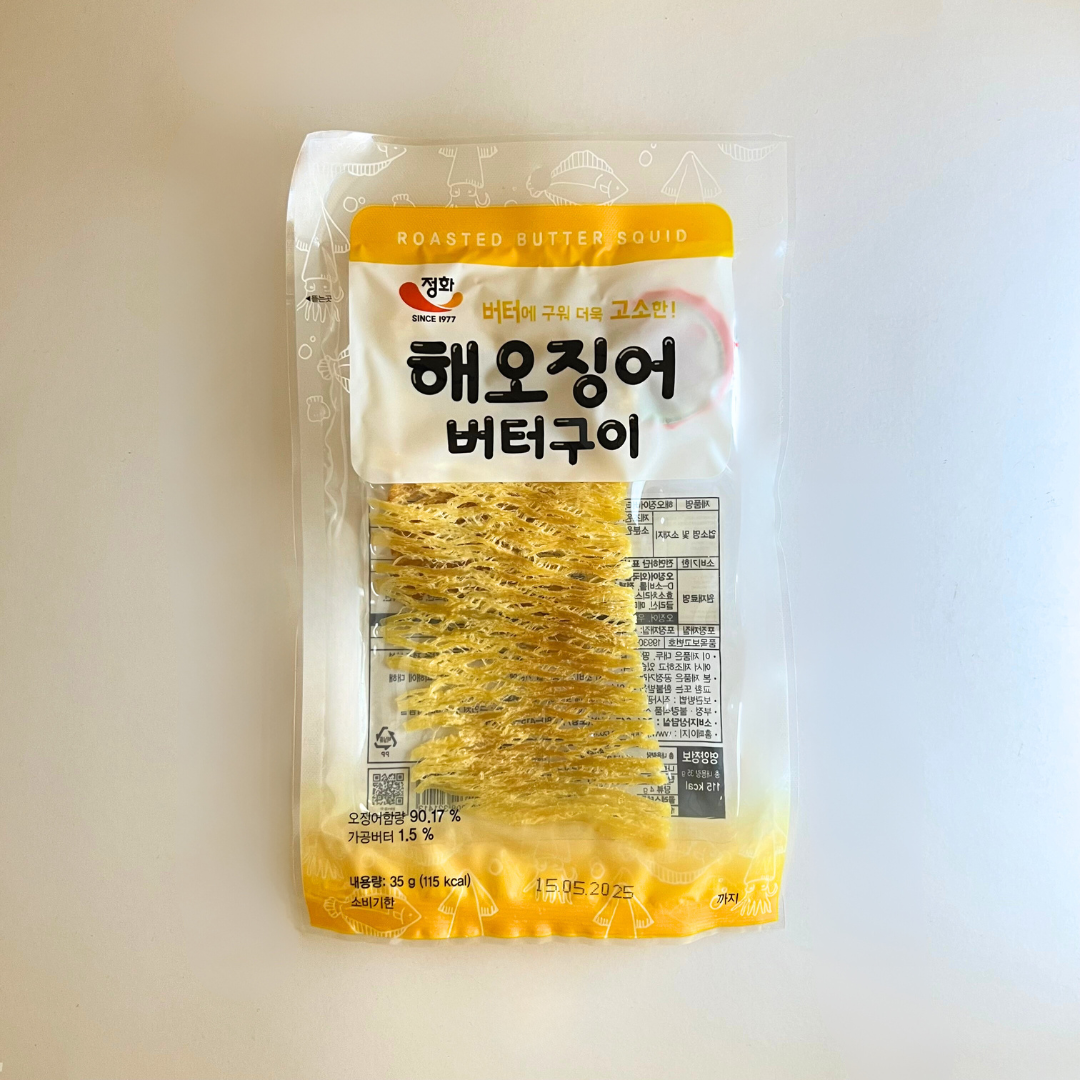 정화 해오징어 버터구이 35g(JH Hae Dried Squid 35g)