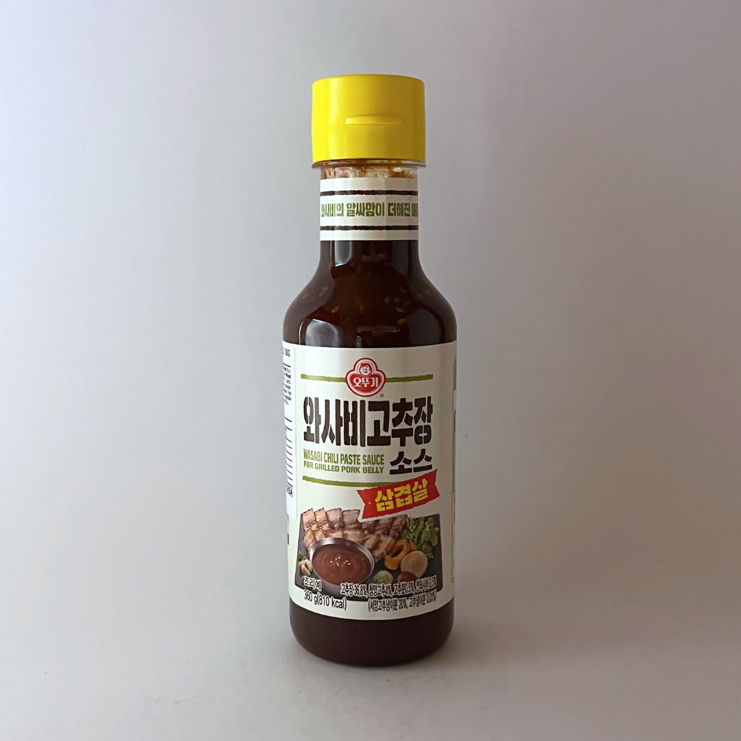 오뚜기 삼겹살 와사비 고추장소스 360G(OTG Wasabi Chilli Paste Sauce for Pork Belly 360G)