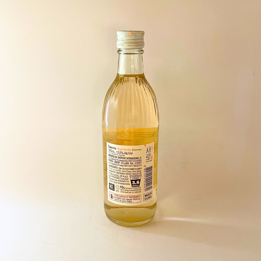 처음처럼 새로 제로슈가 살구 360ml(CC Saero Zero Sugar Apricot 360ml)