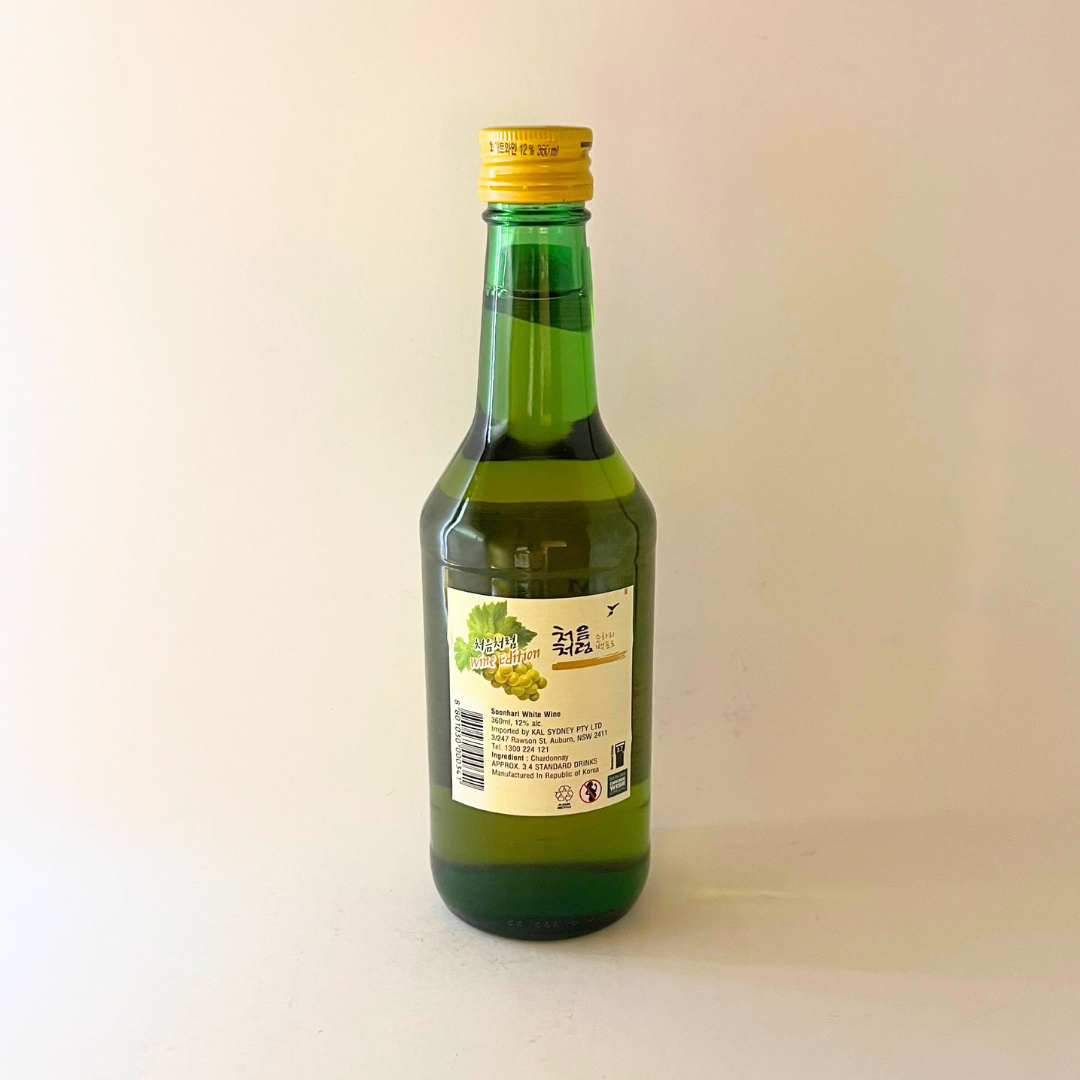 처음처럼 화이트와인 360ml(CC Soonhari White Wine Soju 360ml)