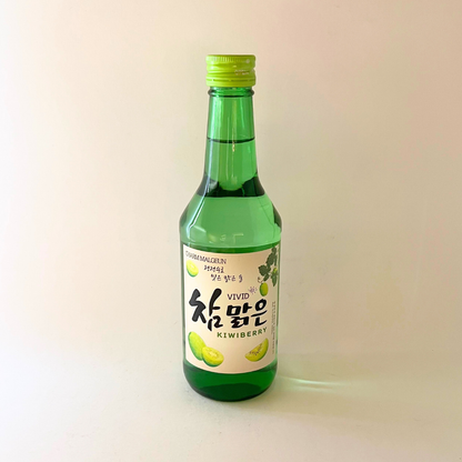 참맑은소주 키위베리 360ml(Charm Soju Kiwiberry 360ML)