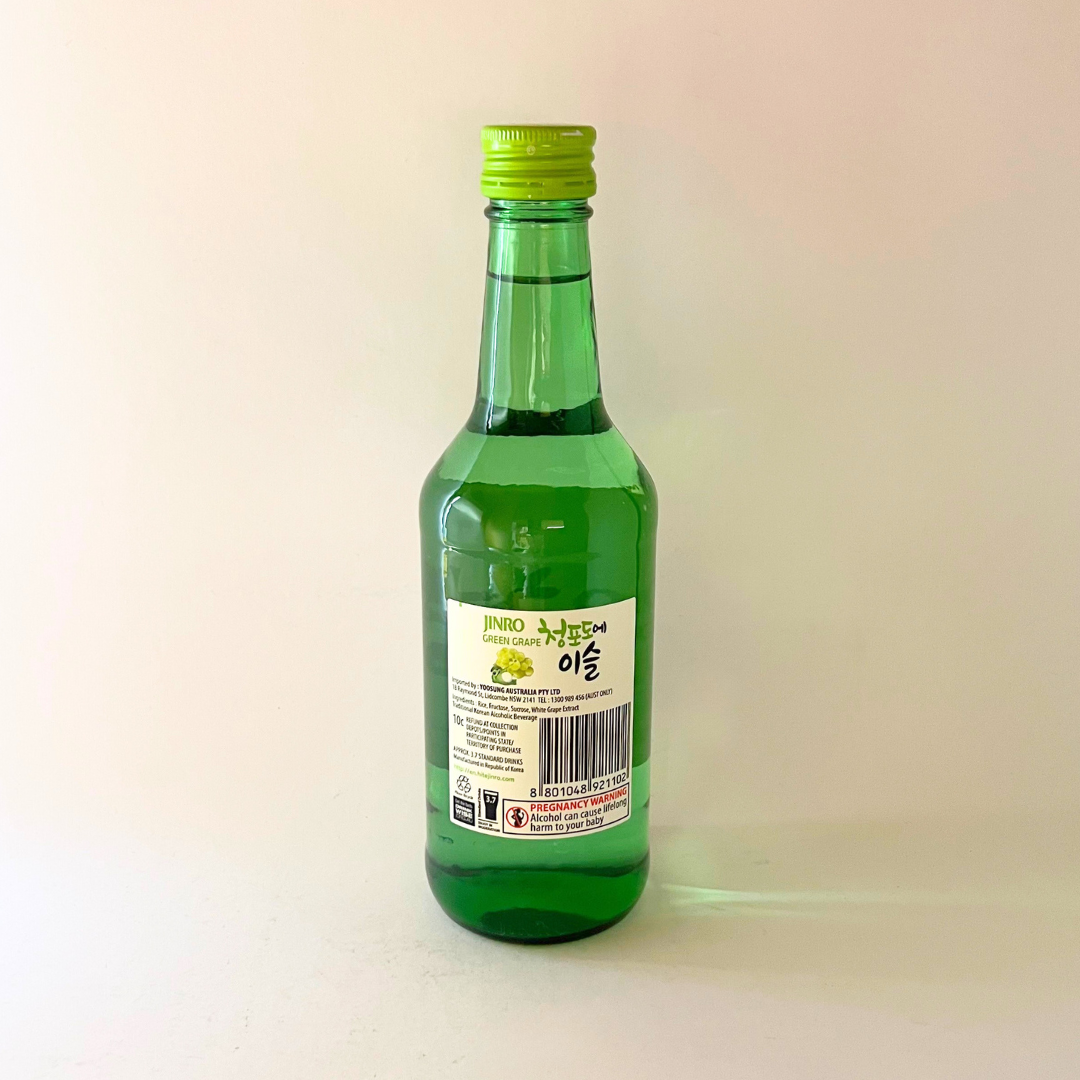 진로 참슬 청포도 360ml(JR Chamisul 青葡萄烧酒 360ml)