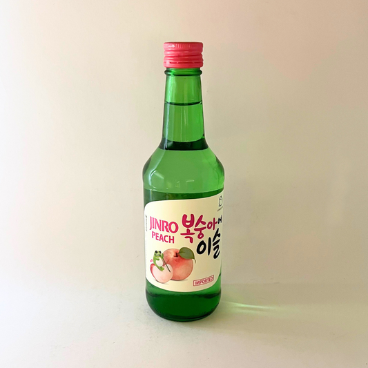 진로 참이슬 복숭아 360ml(JR Chamisul Peach Soju 360ml)