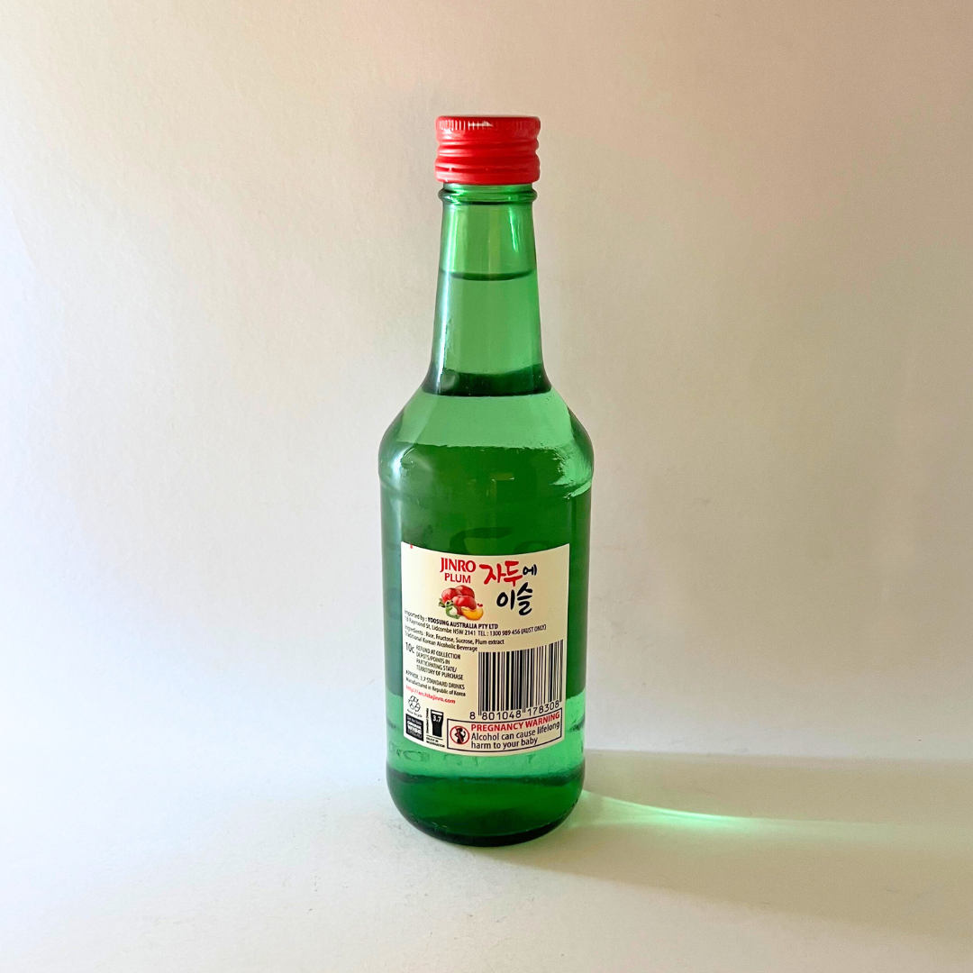 진로 참슬 자두 360ml(JR Chamisul 梅子烧酒 360ml)