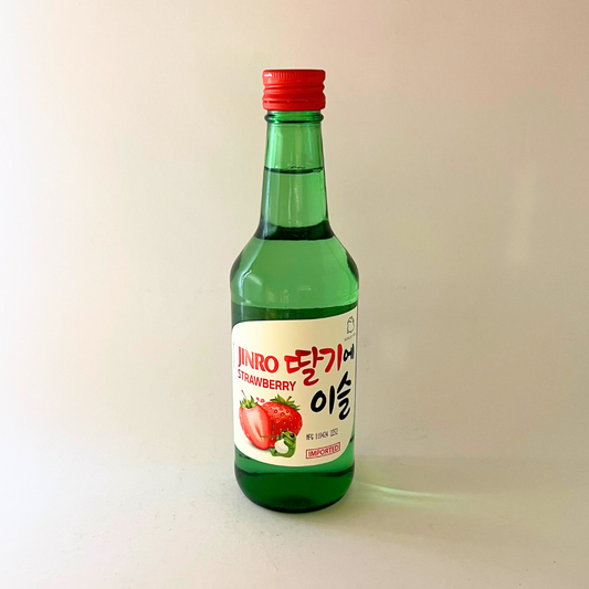 진로 참이슬 딸기 360ml(JR Chamisul Strawberry Soju 360ml)