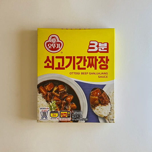 오뚜기 3분 쇠고기간짜장 200g(OTG 3min 黑豆酱牛肉 Ganjjajang 200g)