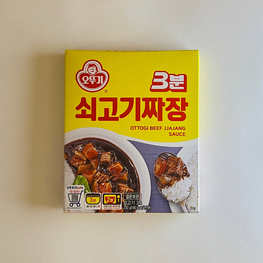 오뚜기 3분 쇠고기 짜장 200g(OTG 3min 黑豆酱 炸酱牛肉 200g)