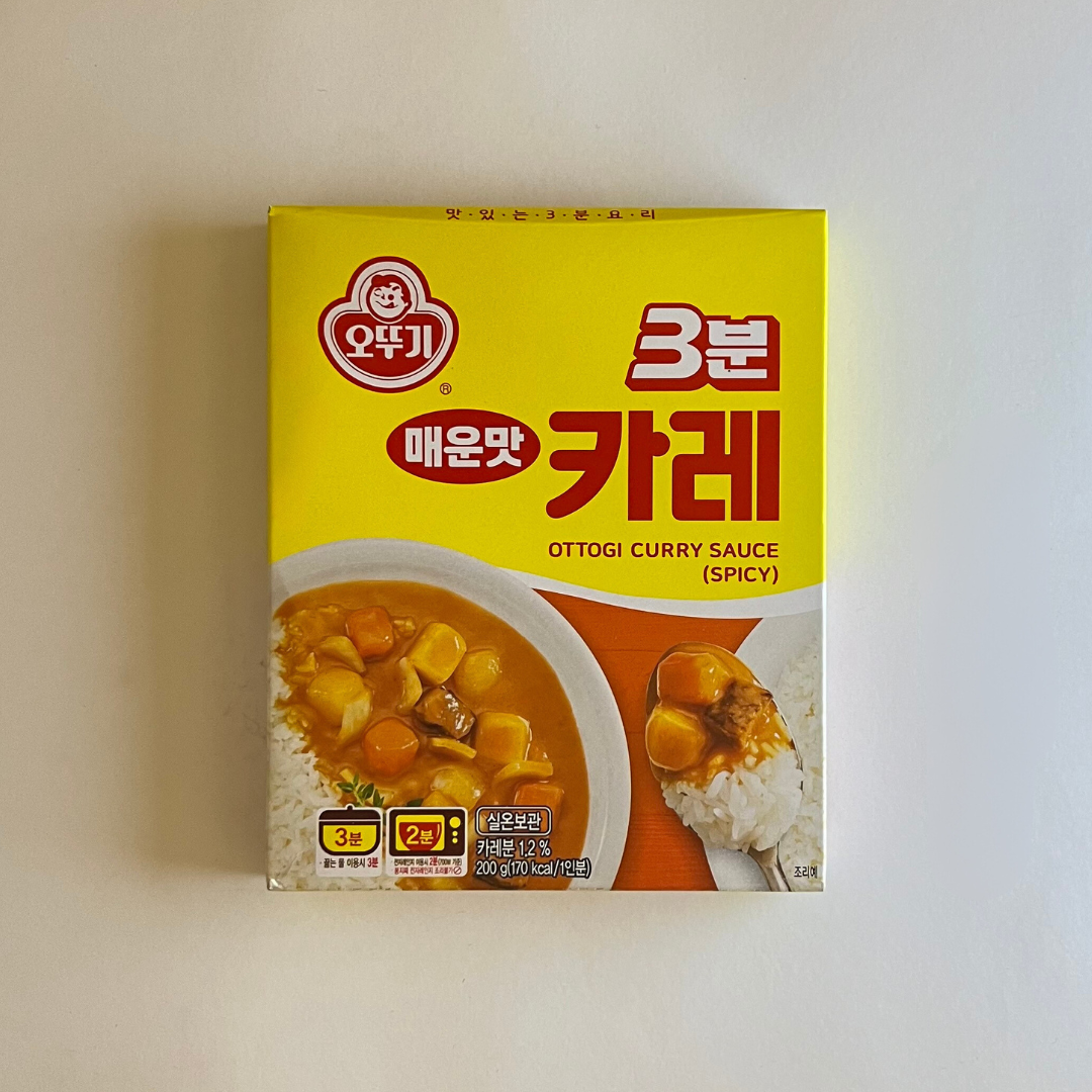 오뚜기 3분 카레 매운맛 200g(OTG 3min Curry Hot 200g)