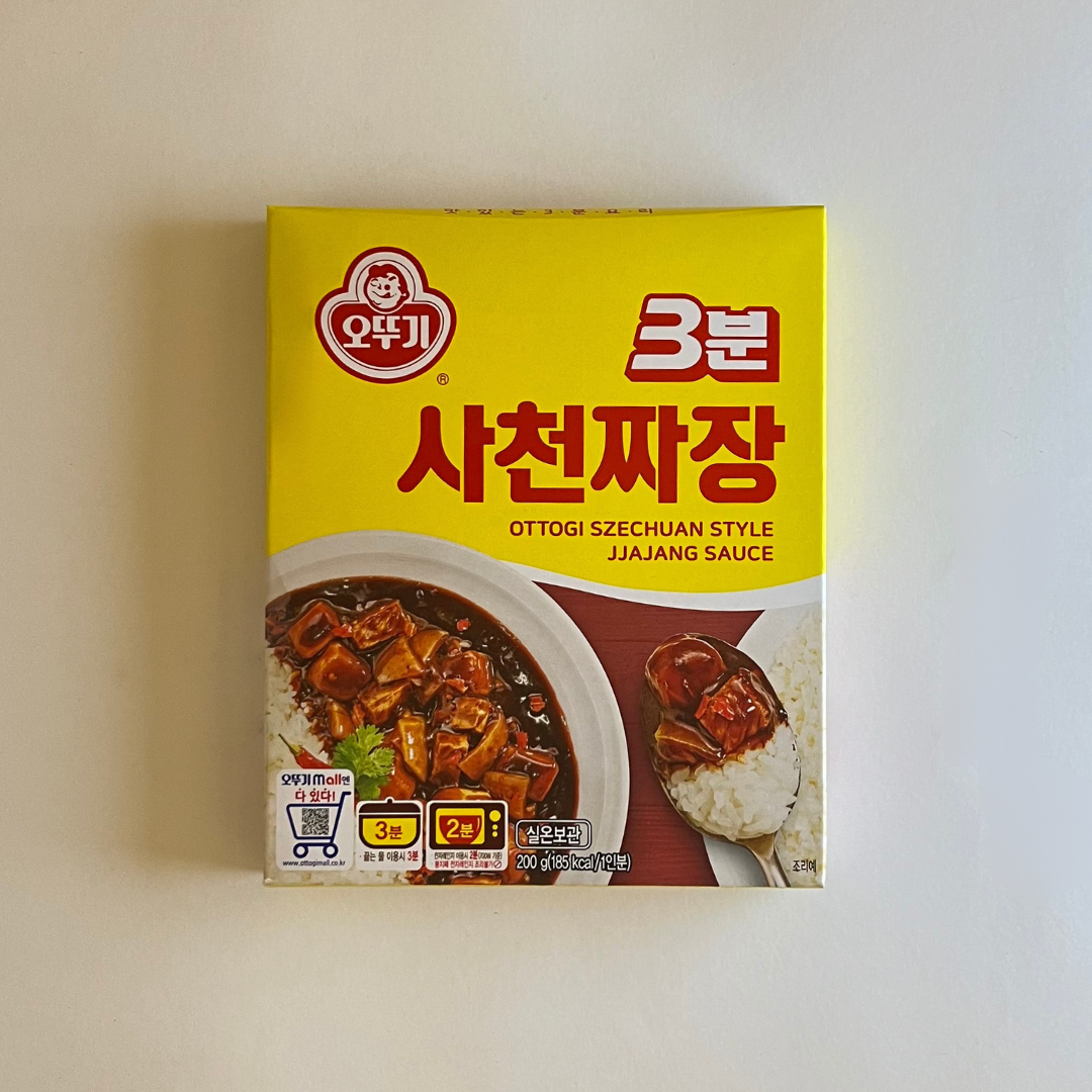 오뚜기 3분 사천짜장 200g(OTG 3min Spicy Black Bean Sauce Jjajang 200g)