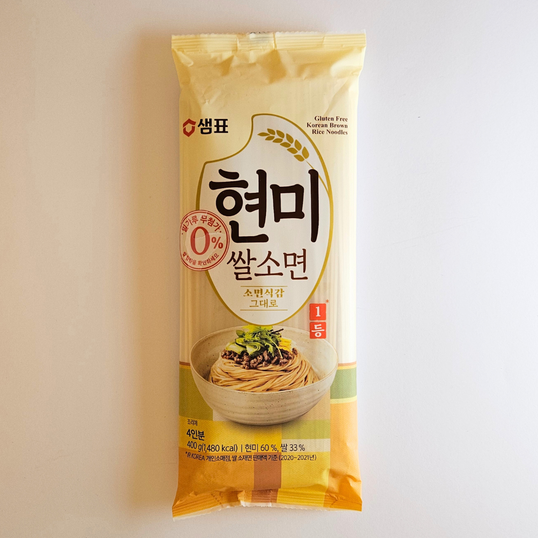 샘표 현미 쌀소면 400G(SP BROWN RICE NOODLES GLUTEN FREE)