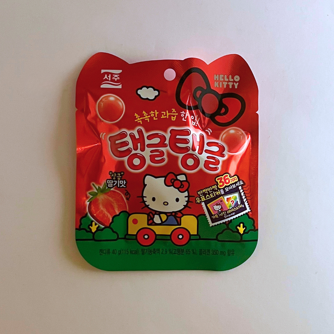 서주 탱글젤리 헬로키티 스트로베리 40G(SJ Plump Jelly Hello Kitty Strawberry 40G)