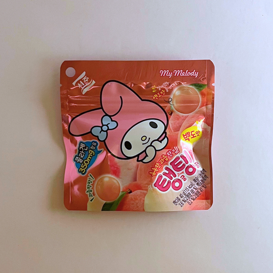 서주 산리오 탱글탱글 젤리 복숭아 40G(SJ Sanrio Plump Jelly Peach 40G)