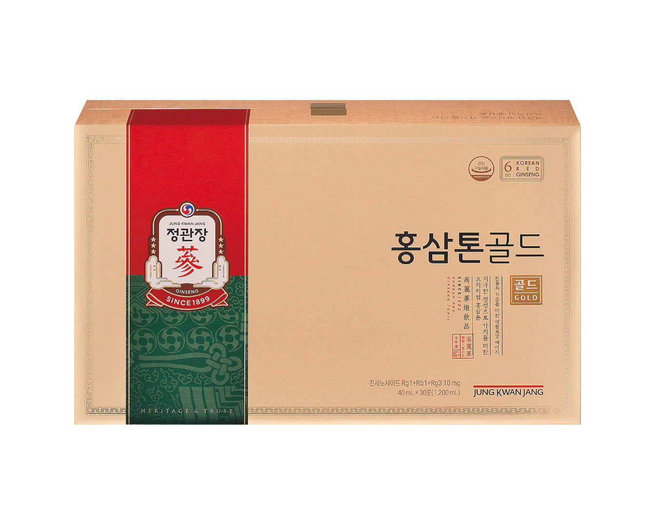 정관장 홍삼톤 골드* 40ml*30(KGC Korean Red Ginseng Tonic Gold* 40ml*30)