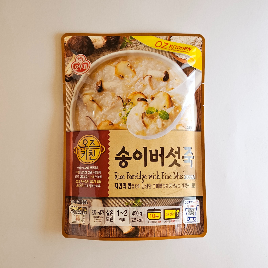 오뚜기 오즈키친 송이버섯죽 450g(OTG Rice Porridge with Pine Mushroom 450g)